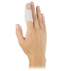 Attelle Stack — immobilisation de doigt (phalange distale)