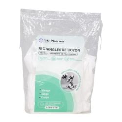 Rectangles de coton 8 cm × 10 cm / 180