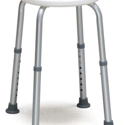 Tabouret de Douche Rond - Pieds Réglables