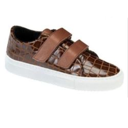 Chaussures Thérapeutiques - CHUT -  AD 2433 - Marron effet croco