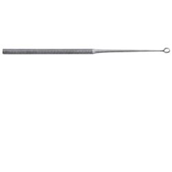 Curette fine fenêtrée 16 cm x 6 mm