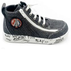 Frenchy Toile - Chaussures à Volume Variable - Bleu Jeans