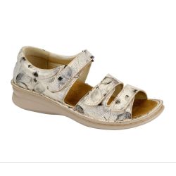 Sandales thérapeutiques - CHUT - Alpha - Beige fleuri