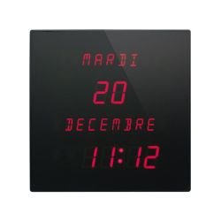 Horloge calendrier à grande visibilité