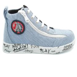 Frenchy Toile - Chaussures à Volume Variable - Bleu Ciel