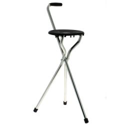Canne-siège pliante - 3 pieds