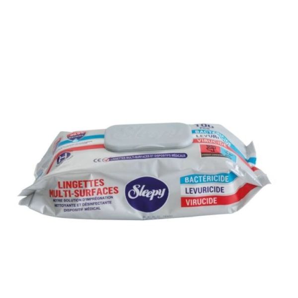 Lingettes Desinfectantes Sleepy - Sachet 100