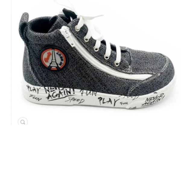 Frenchy Toile - Chaussures à Volume Variable - Bleu Jeans