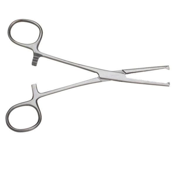 Pince Kocher - Droite - Avec ou Sans Griffes - 14 cm