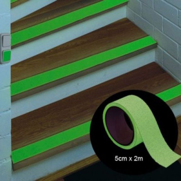 Ruban anti‑dérapant et phosphorescent