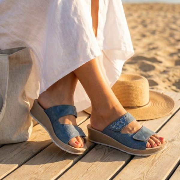 Chaussures de Confort - Ivyne - Bleu