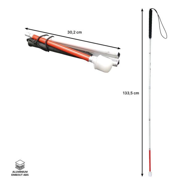 Canne Blanche pour Malvoyant