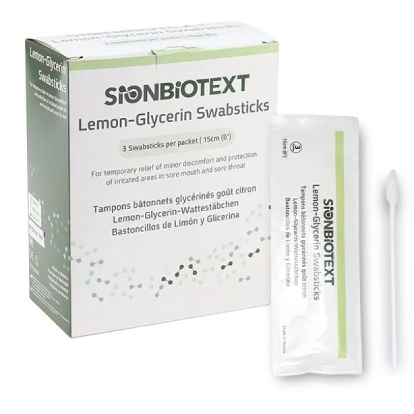 Lemon-Swab - Bâtonnets Citronnés - 25 Sachets de 3