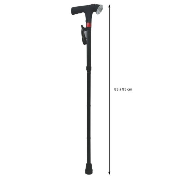 Canne de sécurité éclairante