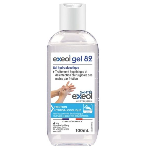 Gel hydroalcoolique - Exeol Gel 82