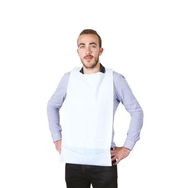 Bavoirs Jetables 3 plis (lot de 100)