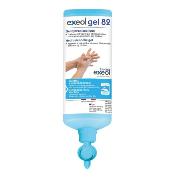 Gel hydroalcoolique - Exeol Gel 82