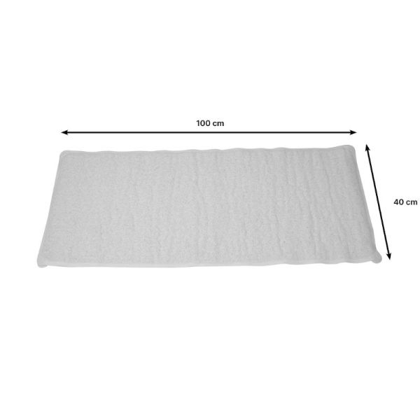 Antigua - Tapis de Bain - 100 x 40 cm - Blanc