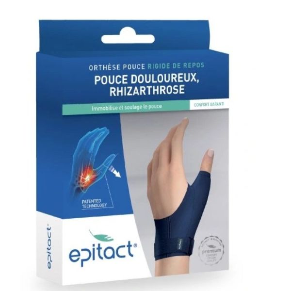 Orthèse de pouce rigide de repos - Rhizarthrose