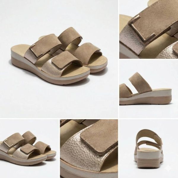 Chaussures de Confort - Iréna - Camel