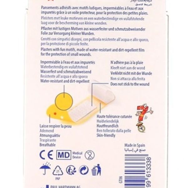 DermaPlast Kids – boîte de 20 pansements enfants - 2 tailles