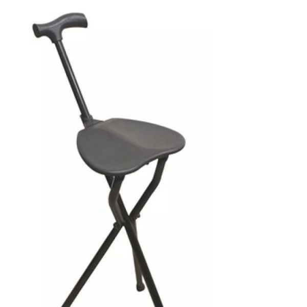 Canne-siège trépied