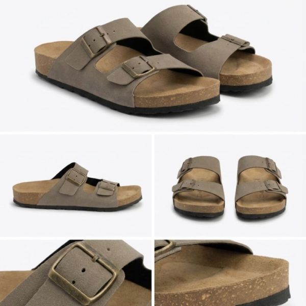 Claquettes de confort - Urvan - Taupe