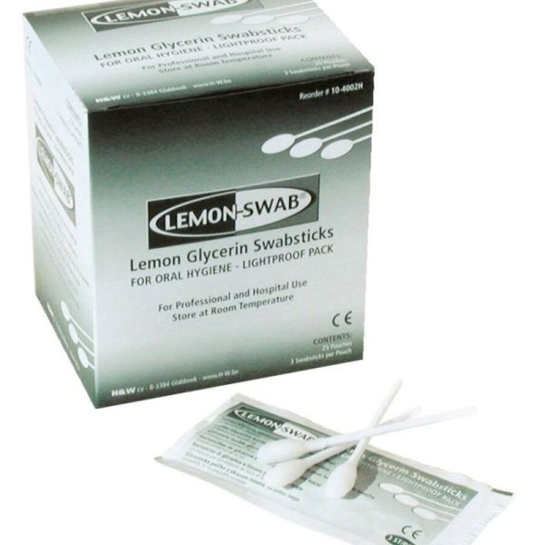 Bâtonnets glycérinés Lemon Swab