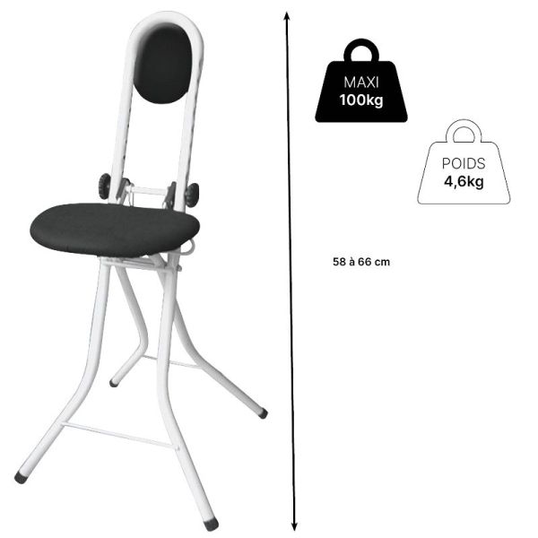 Petite chaise d’appoint pliante