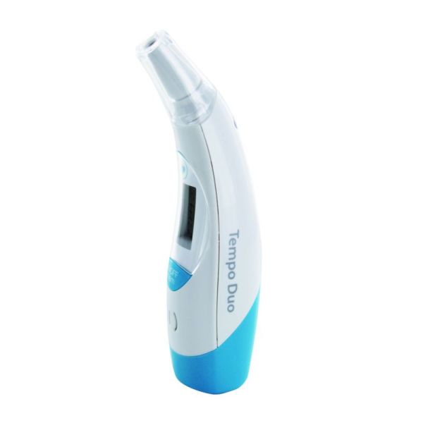 Thermomètre temporal et auriculaire - TEMPO DUO bleu
