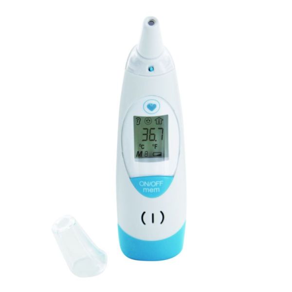 Thermomètre temporal et auriculaire - TEMPO DUO bleu