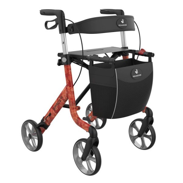 Rollator Space LX Red Peony - Large 62 cm