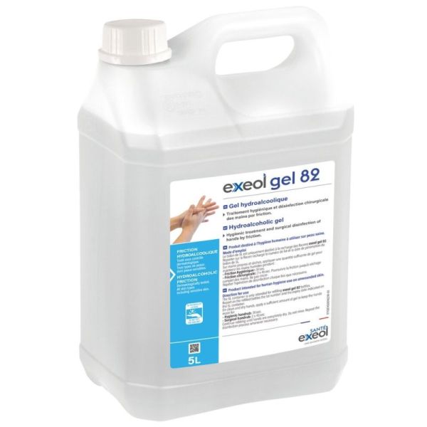 Gel hydroalcoolique - Exeol Gel 82