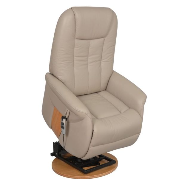 Fauteuil Releveur Électrique Pivotant - Toundra - Cuir/PU - 2 moteurs