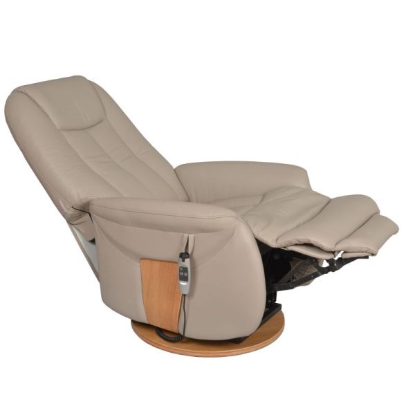 Fauteuil Releveur Électrique Pivotant - Toundra - Cuir/PU - 2 moteurs