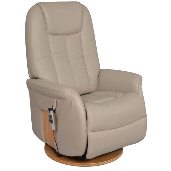 Fauteuil Releveur Électrique Pivotant - Toundra - Cuir/PU - 2 moteurs