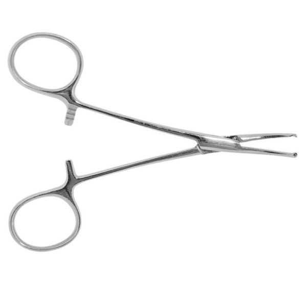 Pince Kocher - Droite - Avec ou Sans Griffes - 14 cm