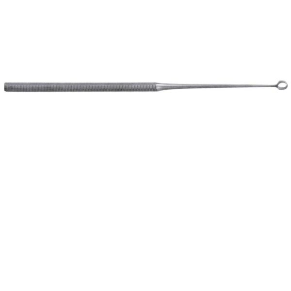Curette fine fenêtrée 16 cm x 6 mm