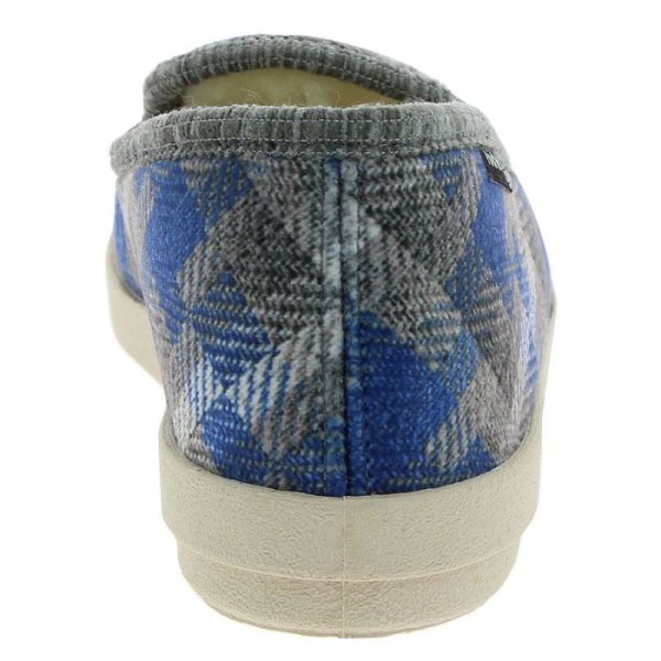 Chaussons Confort - Géraldine 02 - Bleu