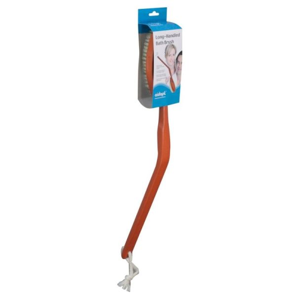 Brosse de bain à long manche ergonomique