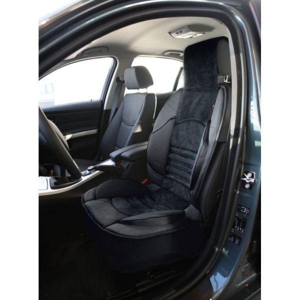 Customagic - Couvre-Siège - Grand Confort - Noir