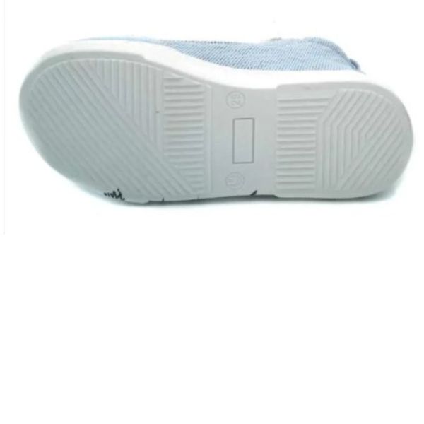 Frenchy Toile - Chaussures à Volume Variable - Bleu Ciel