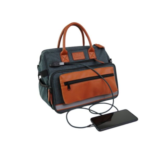 Mallette Medical Etretat - Mini Sac - Gris Marron