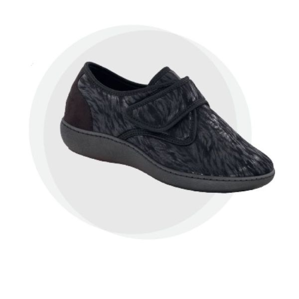 Chaussure thérapeutique - CHUT - Jacinthe - Noir