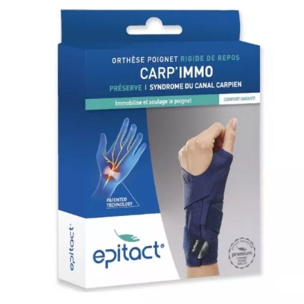 Orthèse de Poignet Rigide de Repos - Nuit et Jour - Canal Carpien