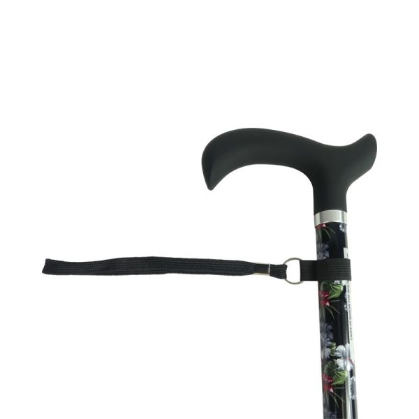 Canne design en aluminium - réglable Flora