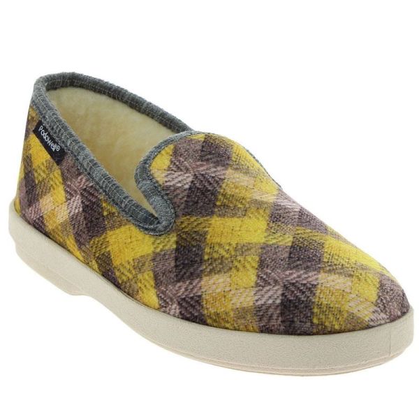 Chaussons Confort - Géraldine - Jaune