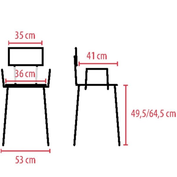 Chaise Haute de Cuisine - Blanc
