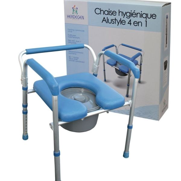 Chaise hygiénique Alustyle - 4 en 1