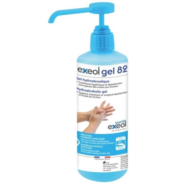 Gel hydroalcoolique - Exeol Gel 82